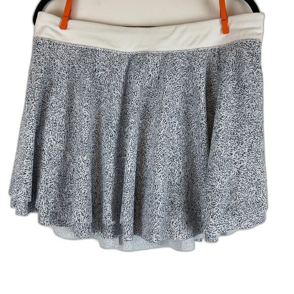 Calia Athletic Skort XL White Blue Elastic Layered - Picture 1 of 9